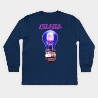 Idea With bee gees Original Aesthetic Tribute 〶 Kids Long Sleeve T-Shirt